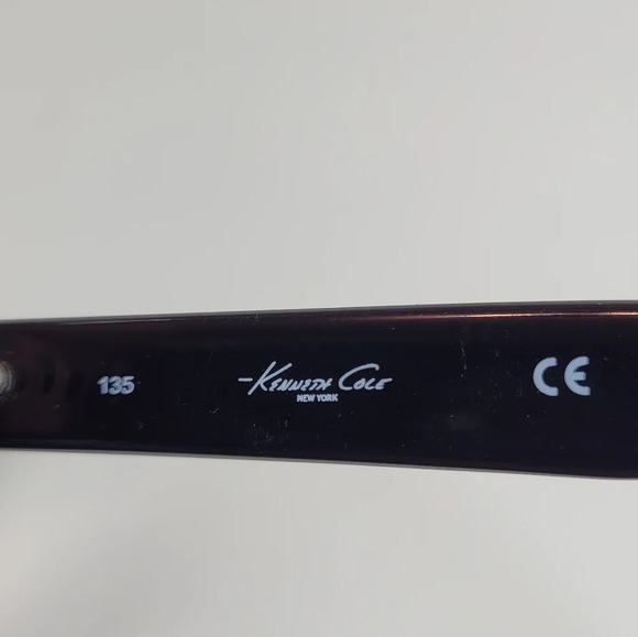 Kenneth Cole Eyeglass Frames Style 198 Black Purple Glasses 53-14-135 - Picture 7 of 9